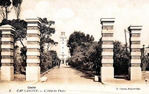 CAP CAXINE - ALLEE DU PHARE - 1927